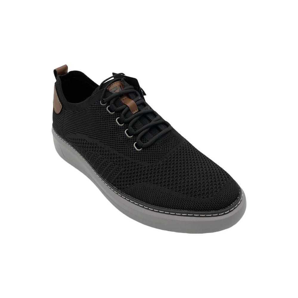 Vance Men's Norris Lace Up Sneakers Black - Medium